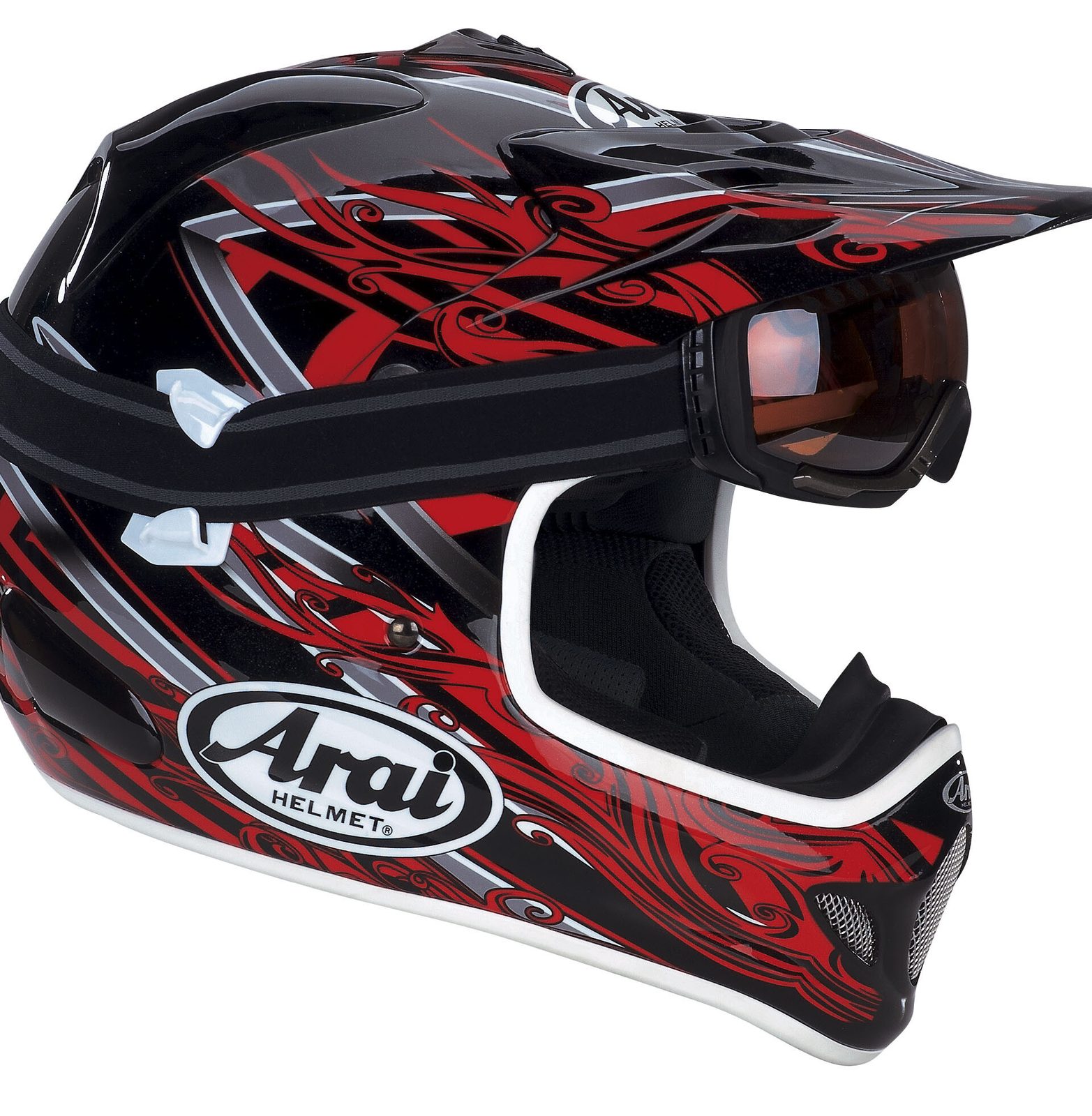 Arai helmet product photo for retail catalog
