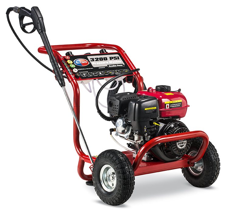 Pressure washer product photo for e-commerce listing